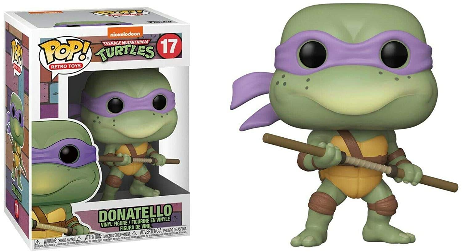 Donatello Pop #17 Retro Toys Teenage Mutant Ninja Turtles Vinyl